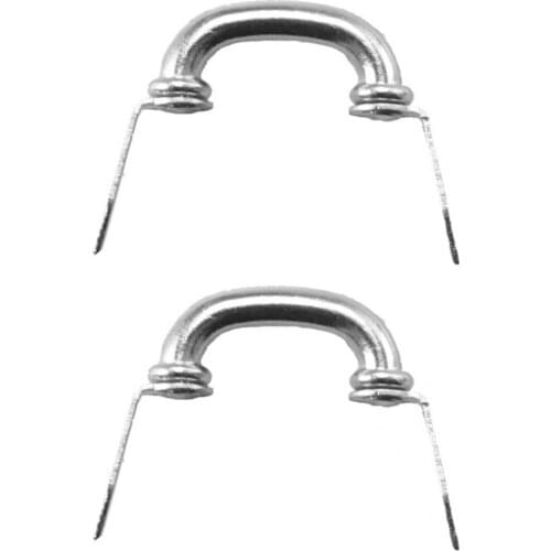 2Pcs Fashionable Miniature Arched Pull Knob Handle Miniature Door Handle Exquisite Workmanship Fade-less