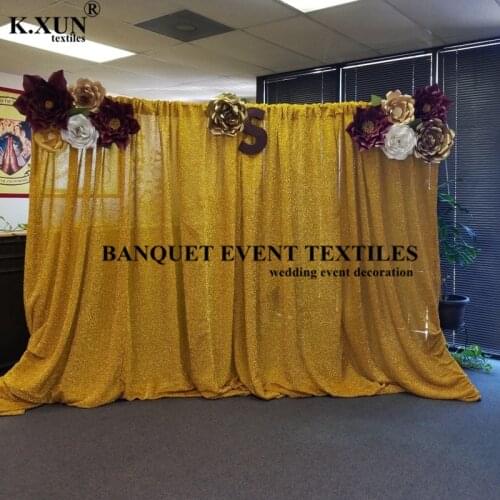 5x10ft Glitter Wedding Backdrop Curtain Sequin Wedding Wall Photo Booth Background Event Party Decoration