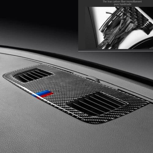 Car Interior Carbon Fiber Dashboard Speaker panel decoration Car styling Stickers decoration for BMW E90 3 series accessories