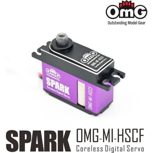 OMG MI-HSCF 12.5KG All Metal HV Coreless Brushless Digital Servo For 500-600 RC Helicopter Airplane