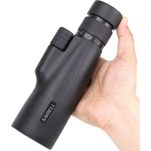 HD zoom 10-30X50 monocular light night vision Bak4 prism, with mobile phone clip, tripod waterproof binoculars for hunting