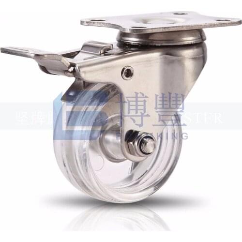 2''(Diameter 50mm) Furniture Caster Shelf wheel kitchen cooker display stand caster hanger brake wheel