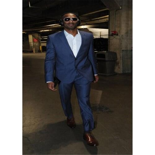 2 pieces (jacket + pants ) custom groom slim fit fashion wedding dress banquet dress mens business suit Costume Homme