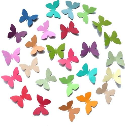 Colorful Butterfly Paper Die Cuts (No Adhesive) for Home Decoration Scrapbooking Decoration 32pcs/lot