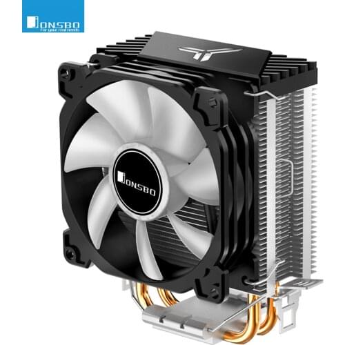 CR1200 Colorful 2 Heat Pipe Tower CPU Cooler 3Pin Computer Cooling Fans Radiator Heatsink for AM4/AM3 LGA 1151/1155/1156