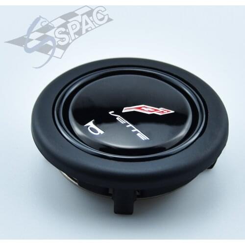 Car Logo Horn Button for Racing Car Interior Part Steering Wheel Accessories