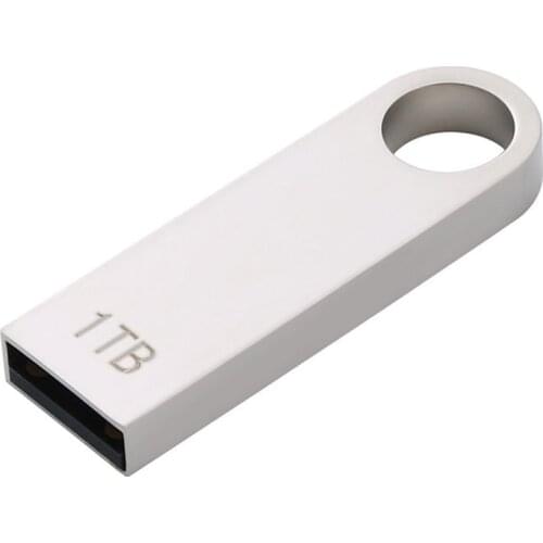 Metal Mini Positive Circle Stainless Steel U Disk Smith Work Music Usb Flash Drive Portable Key Ring Pendrive 32GB/64GB