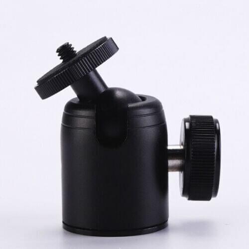 Tripod Mini Ball Head 360 Degree Metal Ballhead Tripod Mount with 3/8" to 1/4" Screw Adapter for Digital Camera DSLR Cell Phone
