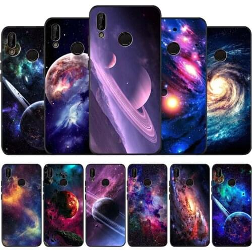 Space Black Soft Phone Case For Huawei P40 P30 P20 Mate 10 20 30 40 Pro lite Plus P smart 2019 2020 TPU Cover