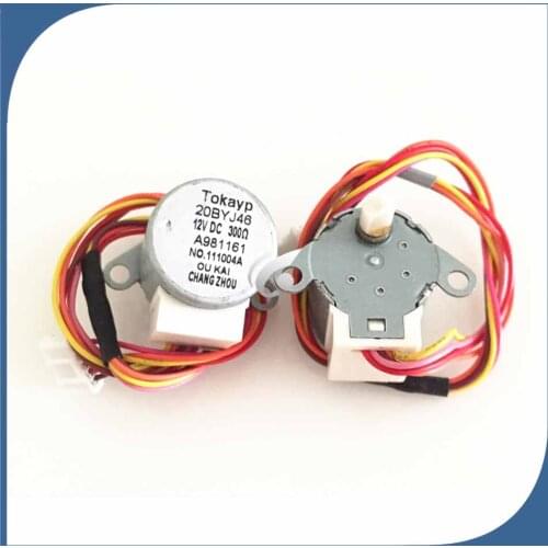 New 2pcs/lot original for Air conditioning drift swing wind motor stepping motor 20BYJ46 12V 16V 20-30cm length