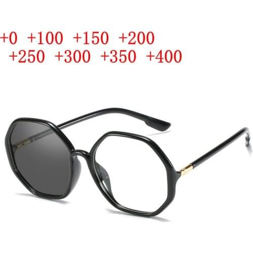 2020 New Multifocal Progressive Reading Glasses Vintage Women Men Outdoor Photochromic Presbyopia Eyewear +100 To +350 NX