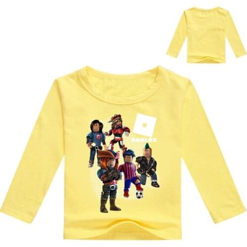 2021 new Robloxing children cartoon long-sleeved T-shirt toddler boy long sleeve shirt shirts for teenage girls fashion clothes