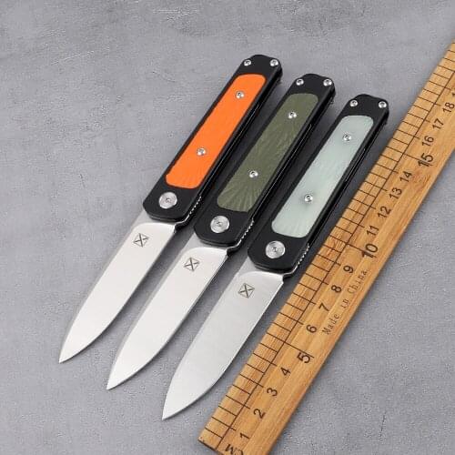 New plug-in folding knife 14C28N blade G10 steel handle forest camping mountaineering survival edc YX622 tool hunting knife
