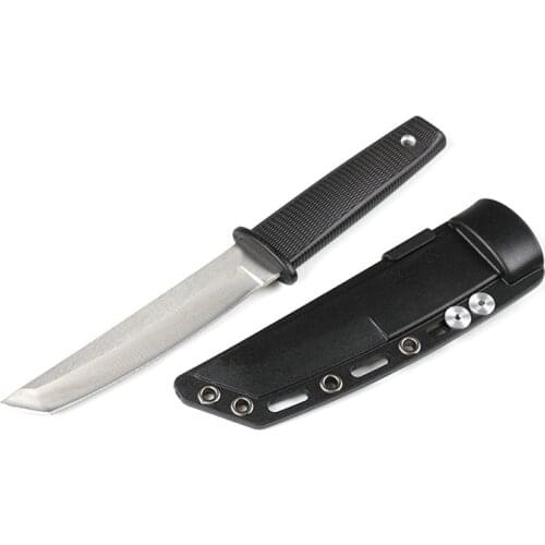 Free shipping Sharp Steel outdoor straight knife hand forged camping defensive tactical survival knife portable hunting knife