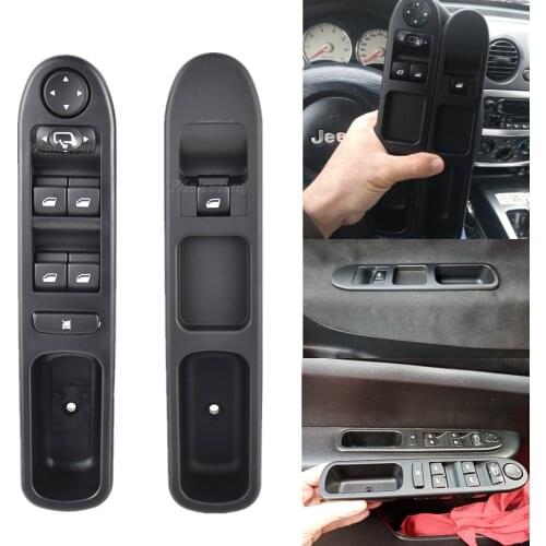 Front Left Driver Side Power Master Control Window Switch For Peugeot 307 SW CC 307SW 307CC 6554.E7 6554E7 Car Accessories