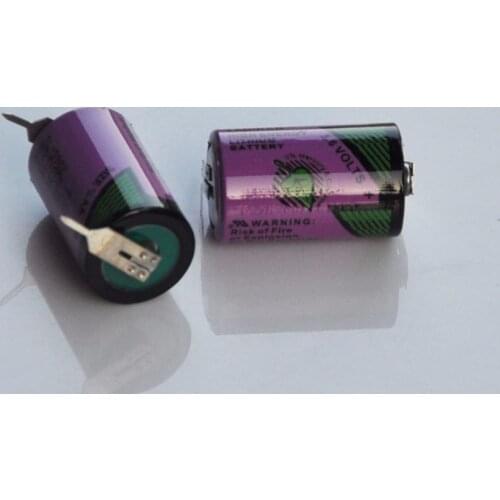 5PCS ER14250 1/2AA 3.6V liSOCL2 lithium primary battery 14250 cell soldering tabs replace for Tadiran TL-5902 gas water meter