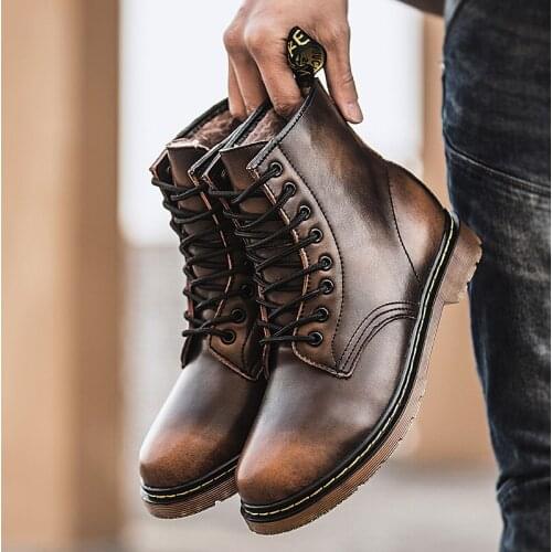 Casual Shoes Man Fashion Mens High Top Sneakers For Men Casual Wear Mens Shoes Sport Vintage Leather Boots Shoe Man Sneaker