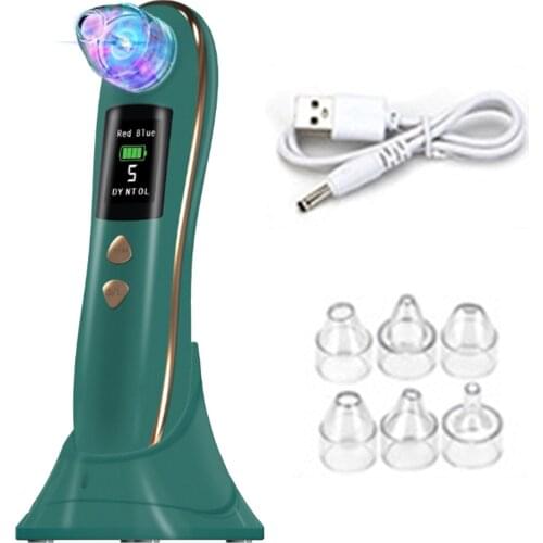 Electric Acne Blackhead Remover Point Noir Vacuum Extractor Tool 800mAh Black Spots Clean Pores Improve Skin Texture