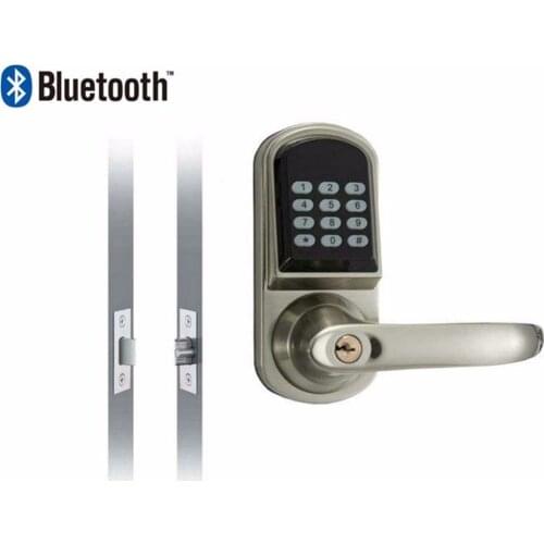 Smartphone Bluetooth Entrance Smart Locks with Combination OS8015BLE Stain Chrome