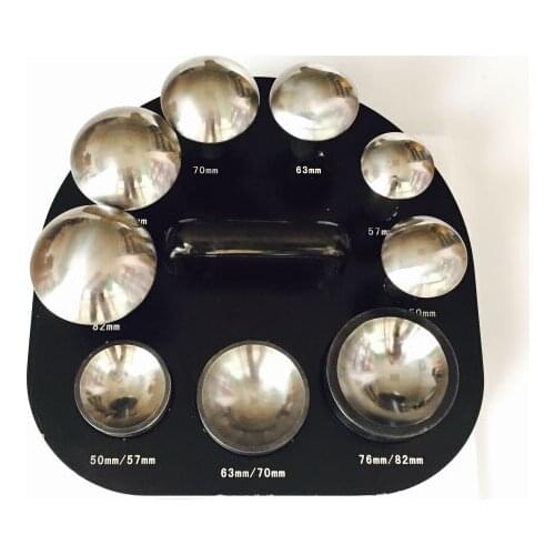 High Quality Jewelry Making Tools Large Doming Block Dapping Punch Set 6pcs