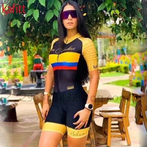 Kafitt New Ladies Cycling Wear Suit Por Team Bike Summer New Sportswear Cycling Wear Competition Shorts Women Ciclismo Feminino