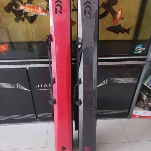 Daiwa Hard Shell Rod Bag Fishing Gear Bag with Holder Waterproof Thickened 1.3m Ultra Light Multifunctional Large Capacity Bag