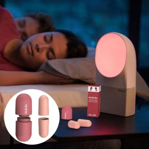 1 Pair Ear Plugs Ventilate Design Isolate Snoring Sponge Soft Foam Hear Protect Noise Reduction Earplug for Home Sponge Earplug