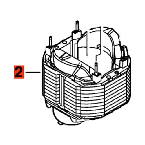 220-240V Stator Field for BOSCH GEX125-1AE GEX125-1A GSS140A GSS140 2609120299 Power Tool Accessories Electric tools part