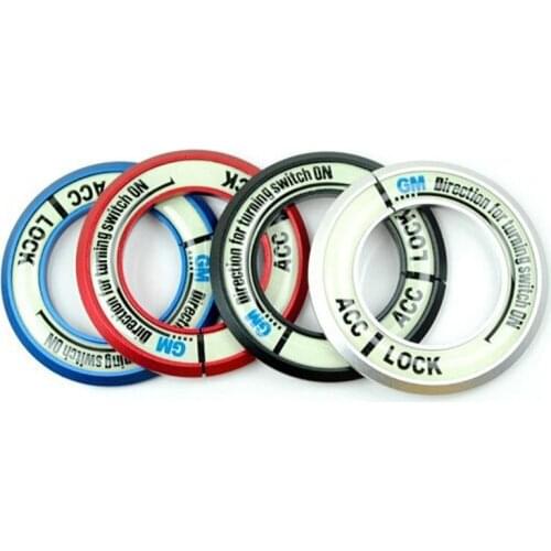 Auto Stickers Ignition Key Lock Keyhole Aluminum For Buick Excelle Chevrolet Cruze Decoration Ring Car Stying