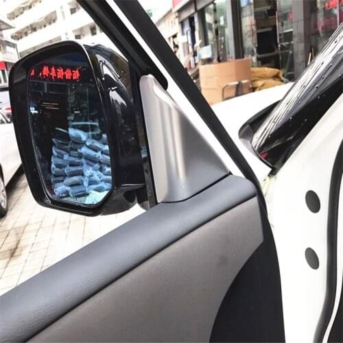 Car auto cover For Nissan Armada Patrol Royale Nismo Infiniti QX56 QX80 Y62 2010-2018 plastic A pillar interior triangle trim