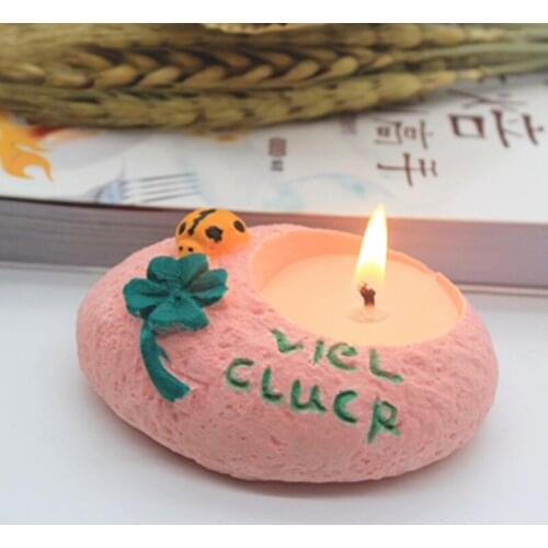 The c965 little ladybug flower candlestick fragrance plaster mould plaster mold candlestick mould