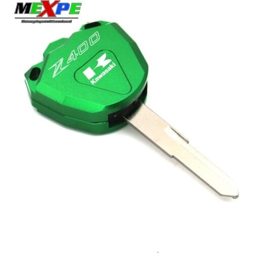 Suitable for Kawasaki motorcycle Z400 CNC aluminum alloy key shell original key decoration product z400 2018 2019 2020 2021 2022