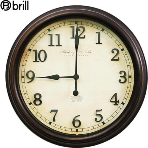Digital Simple Wall Clock Digital Nordic Modern Wall Clock Creative Wood Rustic Home Decor Brief Reloj De Pared Clock Vintage