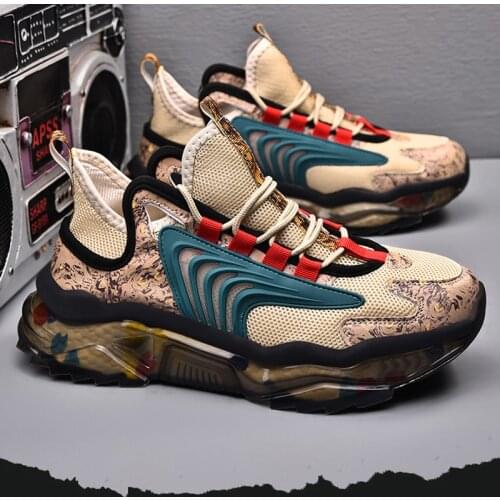 Men Sneakers Breathable Chunky Microfiber Shoes Free New Autumn Running High Quality Casual Chaussures Comfortable Fashion Shoes