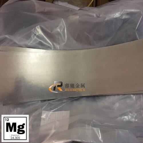 Magnesium Foil, 0.03*120*1000 mm/pc, Mg 99.99%+ pure foil, 0.03mm