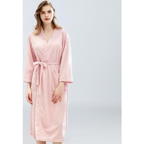 Nightgown Women Couples Matching Bathrobe Lady Thin Yukata Absorbent And Sweat Steaming Womens Home Clothes Couple Nightgowns