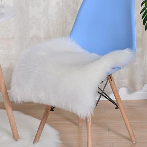 Nordic New Office Household Wool Acrylic Cushion White Lint-free Cushion Chair Cushion Sofa Cushion Floor Cushion