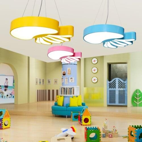 Kindergarten lighting creative chandelier early classroom cartoon jellyfish modeling playground swimming pool childrens lamp