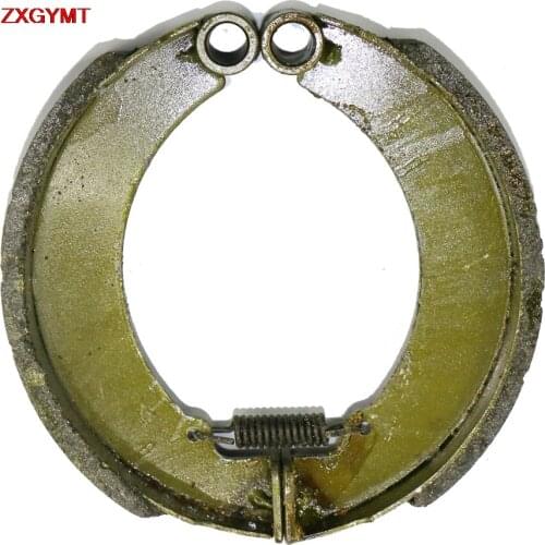 Semi-met Disc Brake Pads Set for KAWASAKI S2A 350 1973 Front Rear Shoe Drum 73