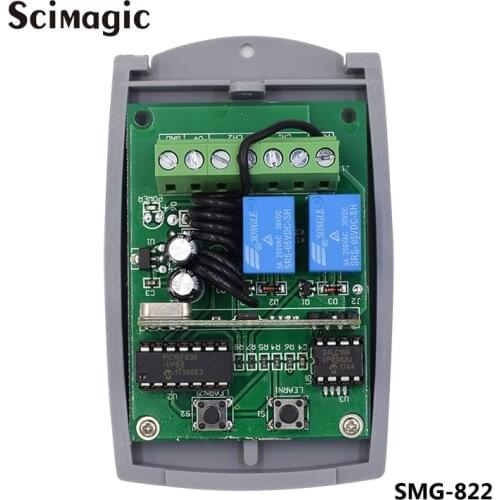 433mhz receiver DC 12-24V for APRIMATIC DEA DOORHAN NOVA PUJOL garage gate 433mhz remote control receiver