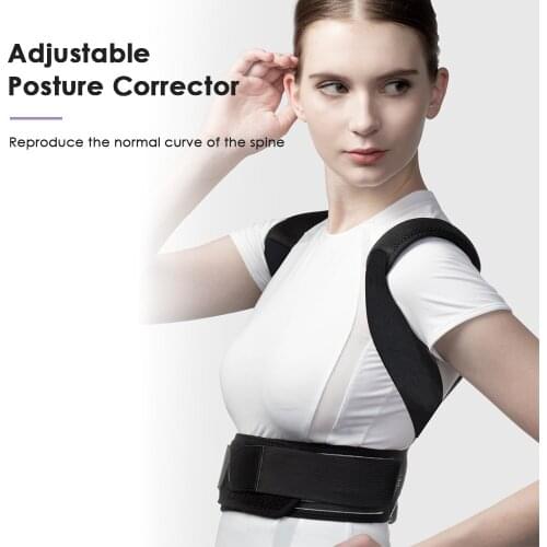 Adjustable Posture Corrector Back Support Shoulder Back Brace Posture Correction Spine Posture Corrector Postural Fixer Tape