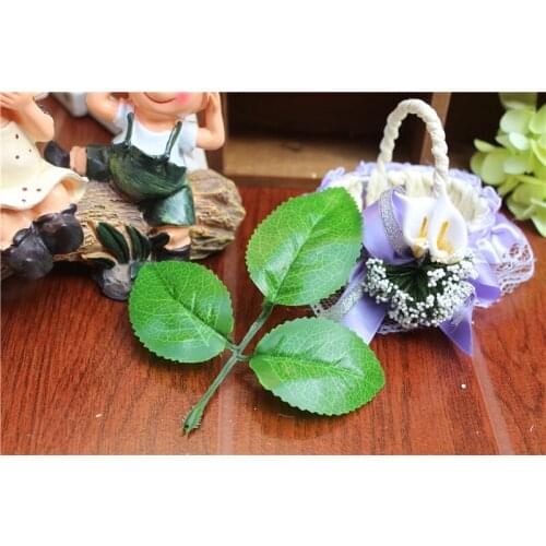 Shell Peach Artificial Leaves