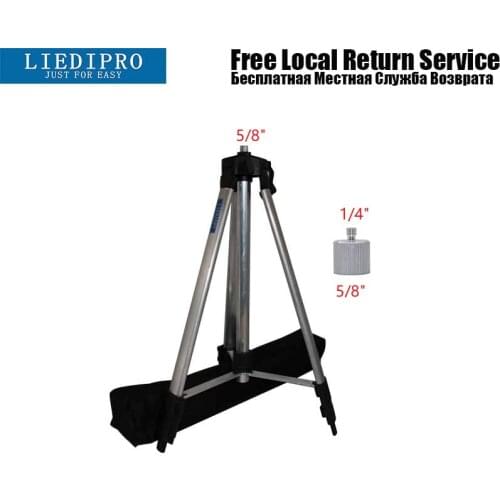 1/1.2/1.5m Aluminium Level Tripod Base Quick Survey Contractor Tripod laser Level Adjust Height Corrosion Resistant + 1/4 joint