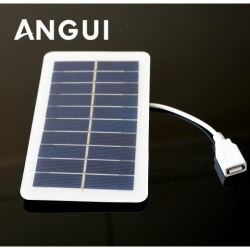 DC Solar Panel 2 W 5 V USB Micro Output Battery Charger Voltage Regulator Power Bank Outdoor Solar Cell Charge