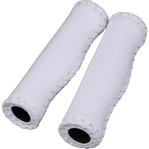 1 Pair/Pack Vintage Retro Riding MTB Road Mountain Bike Bicycle Accessories Fixed Gear Bicycle Leather Vintage Handlebar