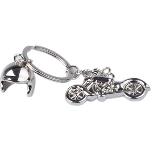 1pcs Fashion Men Cool Motorcycle Pendant Alloy Keychain Car Key Ring Key Chain Gift