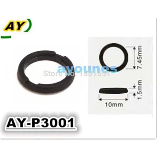 100pcs/set Auto parts Fuel injector repair kits of plastic washer seals Fit for TOYOTA (AY-P3001,10*1.5*7.45mm)