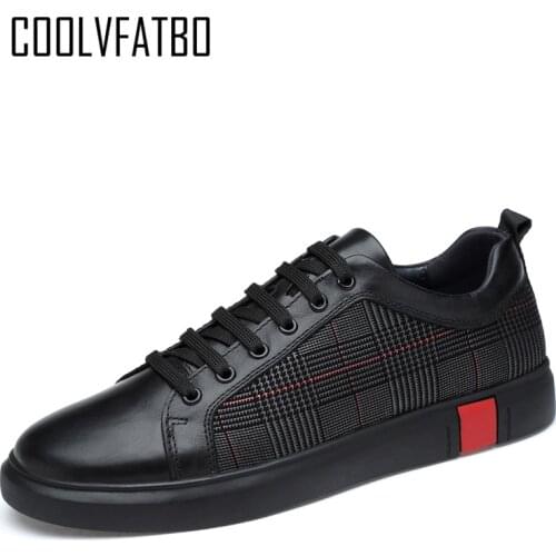 COOLVFATBO Mens Casual Shoes