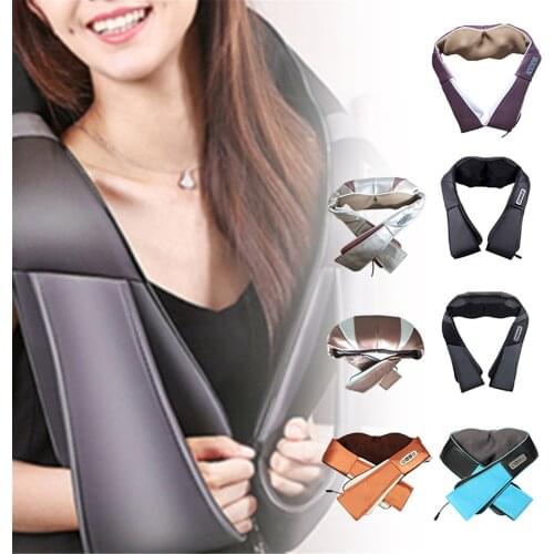 Electric Kneading Massage Shawl Household Infrared Heating Neck And Shoulder Massager Car Full Body Massager Charge