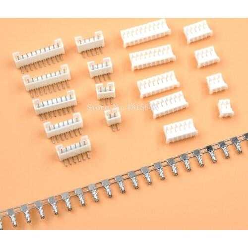 20Sets/Lot PH2.0 PH 2.0 Connector Right Angle needle Seat+Plug+Terminals 2P 3P 4P 5P 6P 7P 8P 9P 10P Connector Pitch 2.0